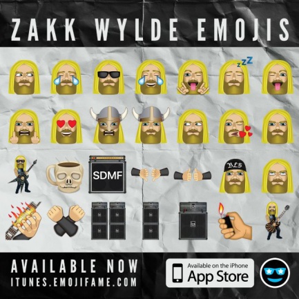 Zakk Wylde ya tiene sus propios emoticonos