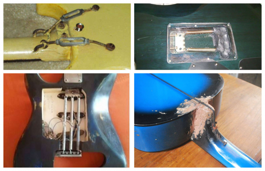 Apaños raros para arreglar guitarras