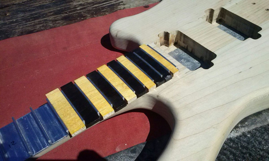 Subfretboard construcción