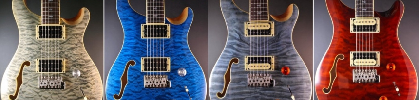 SE Custom 22 Semi-Hollow Ltd Quilt 4