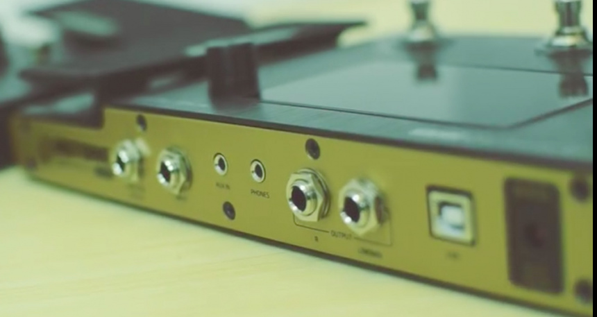 Hotone Ampero One Rear panel