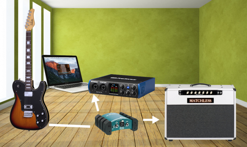 Grabación de la señal sin efecto