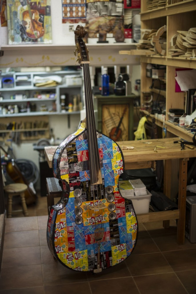 Instrumentos del proyecto Música del Reciclaje