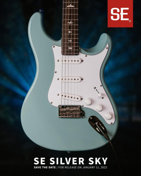 Anuncio de la PRS SE Silver Sky