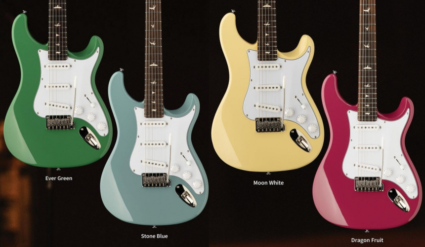 Colores de la PRS SE Silver Sky