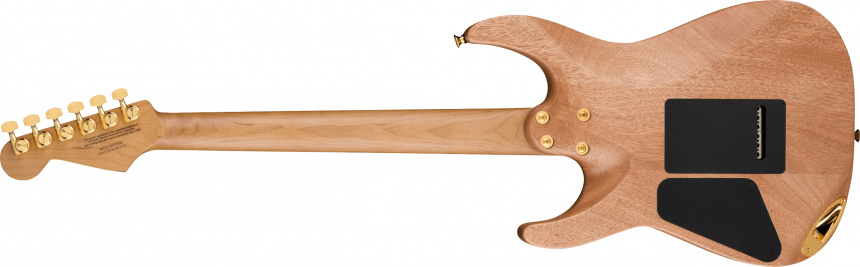 Trasera de la Charvel Pro-Mod DK22 SSS 2PT CM Maho