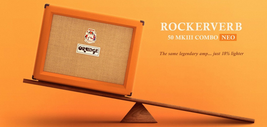 Orange Rockerverb 50 Mk III Combo Neo en balanza