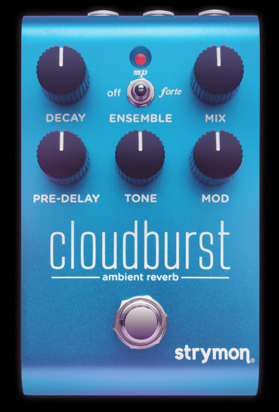 Frontal del Strymon Cloudburst Ambient Reverb