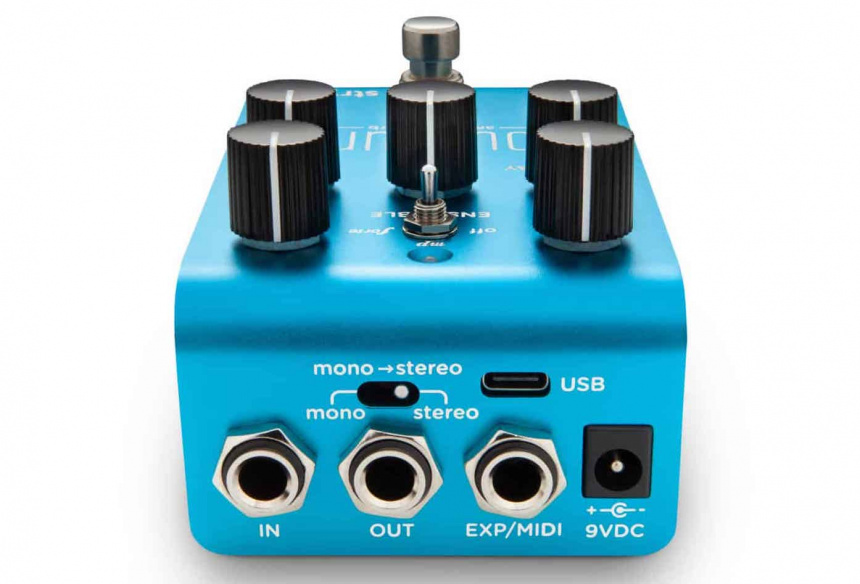 Conexiones del Strymon Cloudburst Ambient Reverb