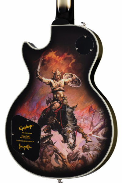 Trasera de la Epiphone Adam Jones Les Paul Custom Art Collection The Berserker
