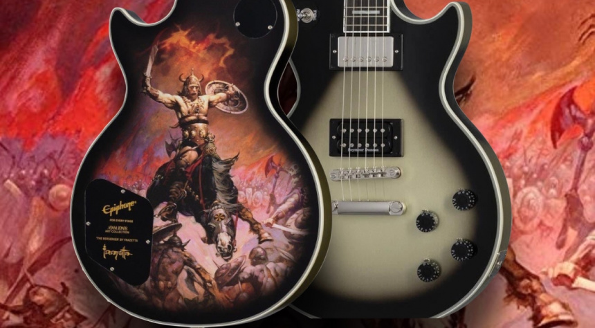 Adam Jones Les Paul Custom Art Collection “The Berserker”