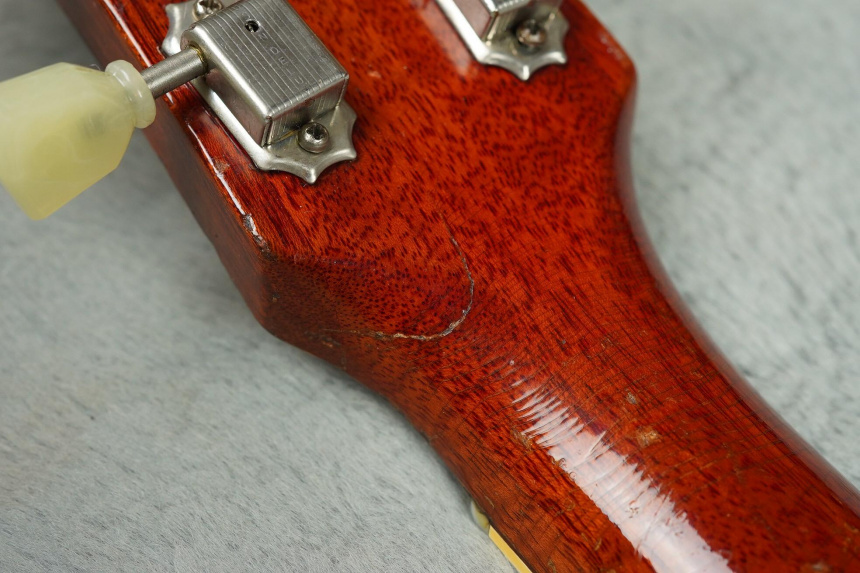 Rotura en la pala de la Gibson '59 Les Paul Burst