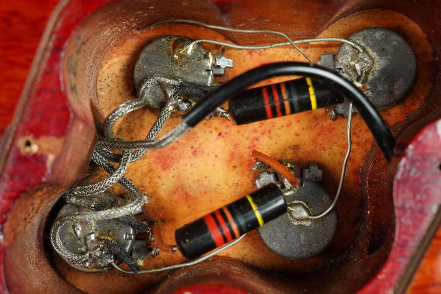 Electronica de la Gibson '59 Les Paul Burst