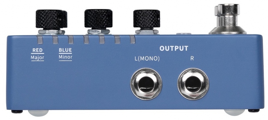 Salida estereo del Mooer Harmony X2