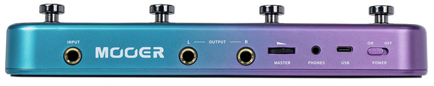 Panel trasero de la Mooer Prime S1