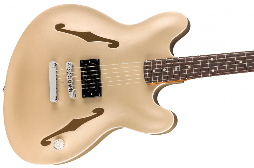 Fender Tom DeLonge Starcaster en Shoreline Gold