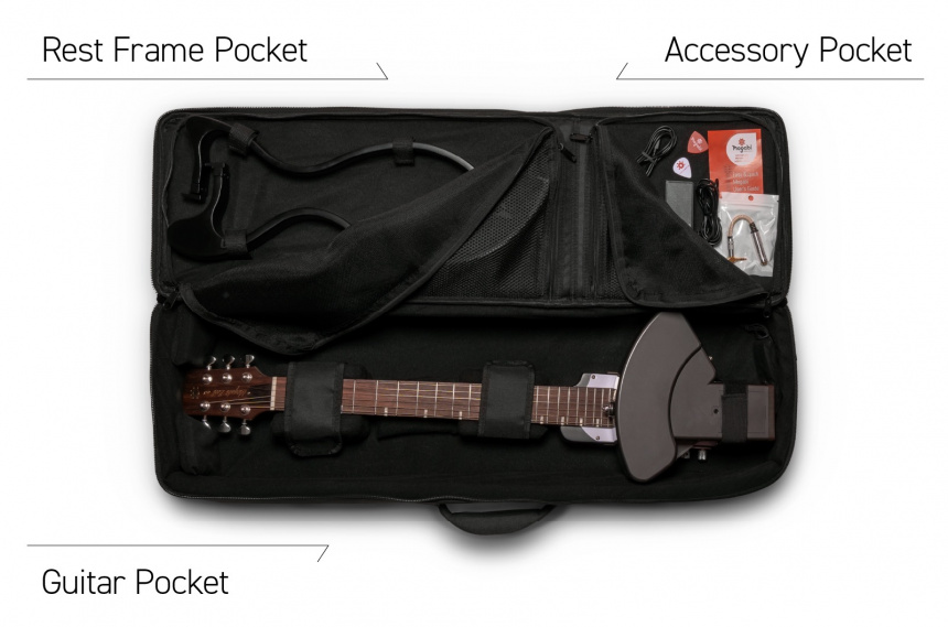 Mogabi V3 en su funda