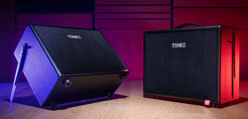 IK Multimedia ToneX Cab con patas basculantes