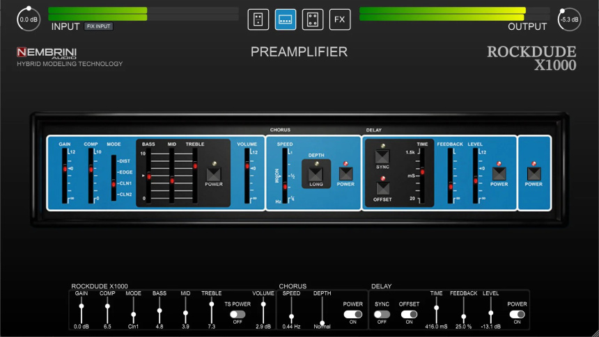Nembrini Audio Rockdude X1000