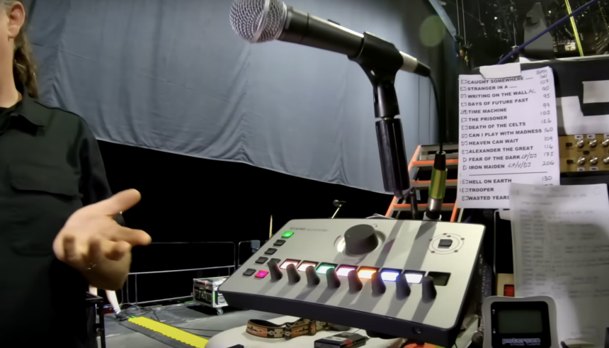 El equipo de Adrian Smith de Iron Maiden