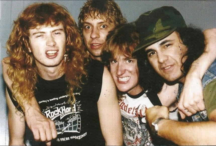 Mike Albert junto a Megadeth
