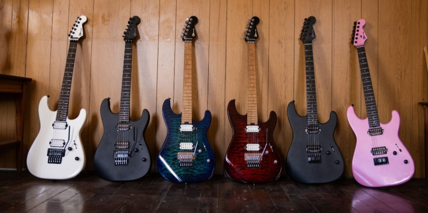 Charvel Pro-Mod Plus San Dimas Style 1 HH FR E, HH FR CM, y HH HT E
