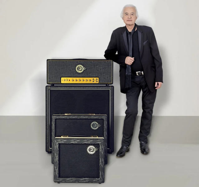 Jimmy Page con los amplis Sundragon