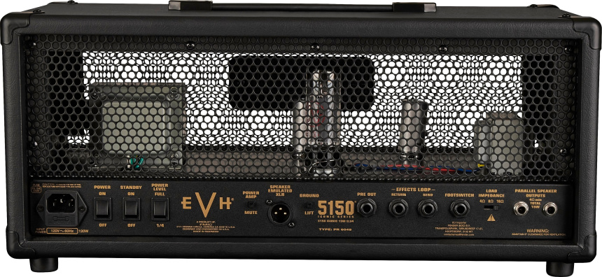 Trasera del EVH 5150 Iconic 15W EL34 Top