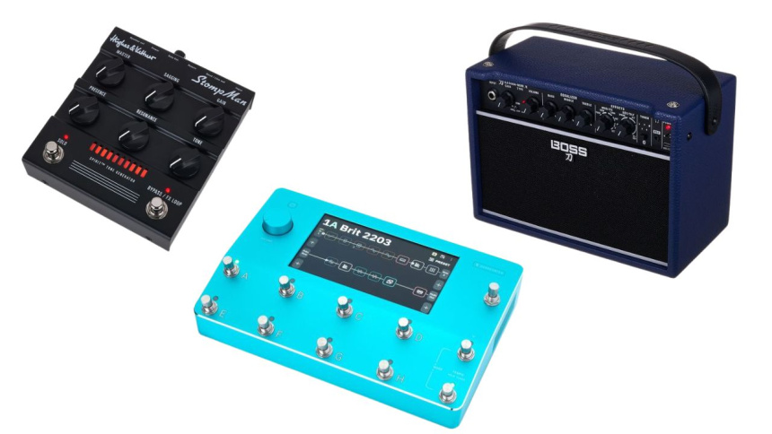 Boss, Neural DSP y Hughes & Kettner