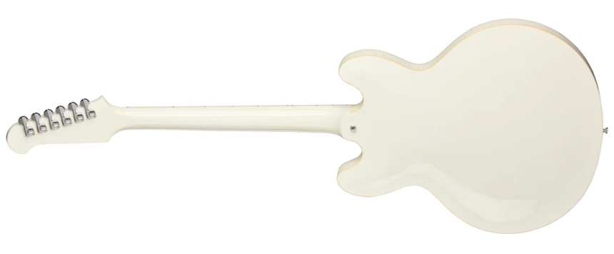 Trasera de la Gibson Custom Dave Grohl DG-335 Limited Edition en Alpine White
