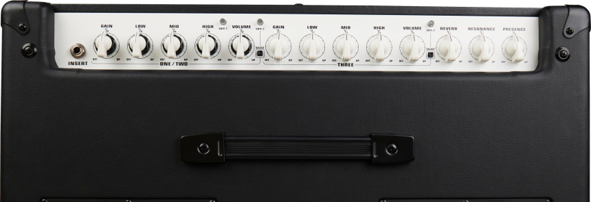 Panel de control del EVH 5150III Hypersonic 6L6 1×12 Combo en Black