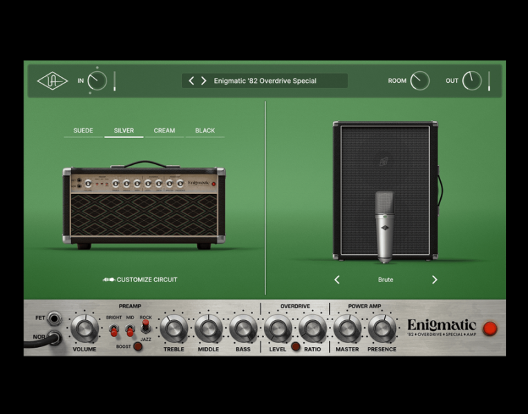 UAD Enigmatic '82 Overdrive Special Amp Suede