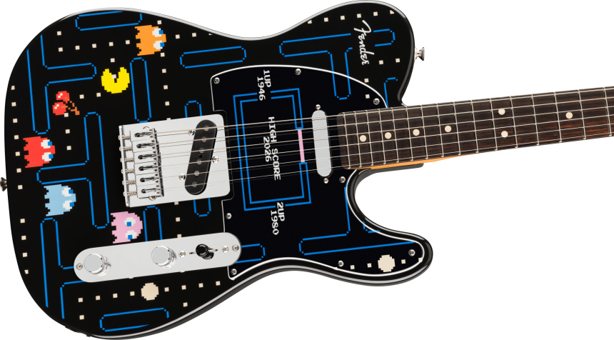 Cuerpo de la Fender x Pac-Man Player II Telecaster