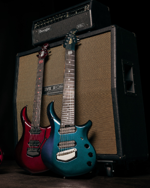 Ernie Ball Music Man John Petrucci Majesty Premium Select con ampli Mesa Boogie