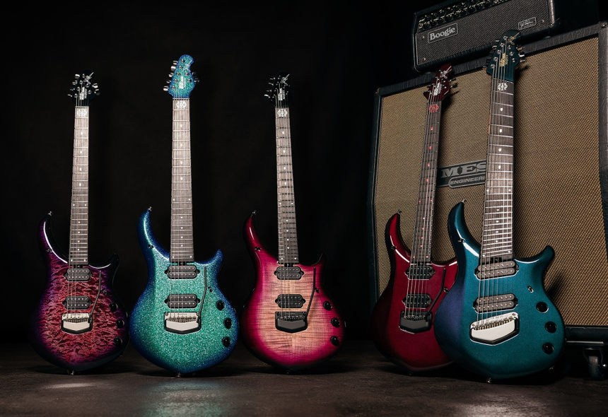 Acabados de la Ernie Ball Music Man John Petrucci Majesty Premium Select