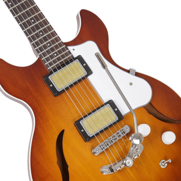 Cuerpo de la Harmony Comet con Tremolo en Sunburst
