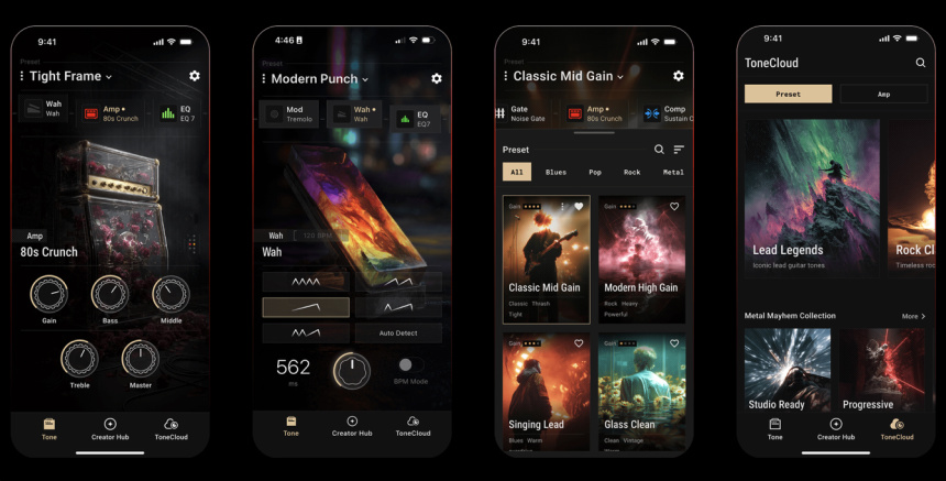 App de Positive Grid Reactor
