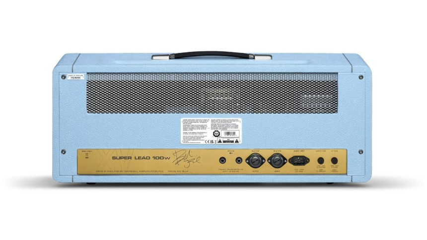 Trasera del cabezal Marshall 1959BJA Artist Signature