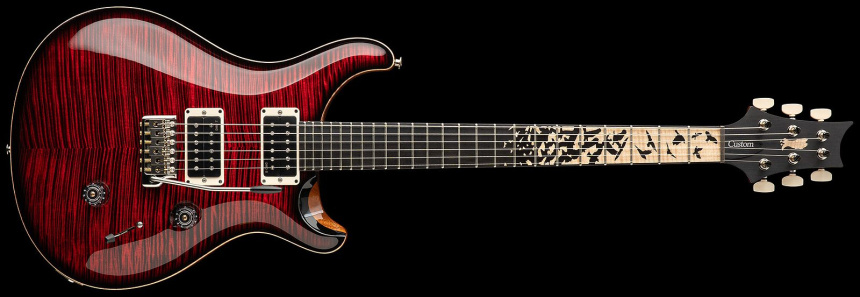 PRS Custom 24 “Birds of a Feather” en Blood Red