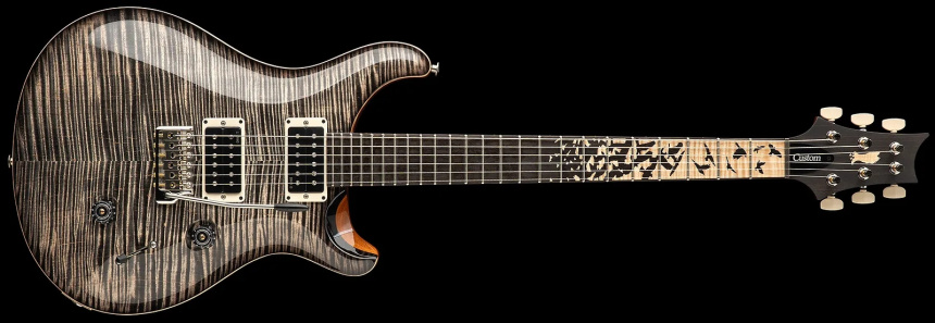 PRS Custom 24 “Birds of a Feather” en Charcoal Microburst
