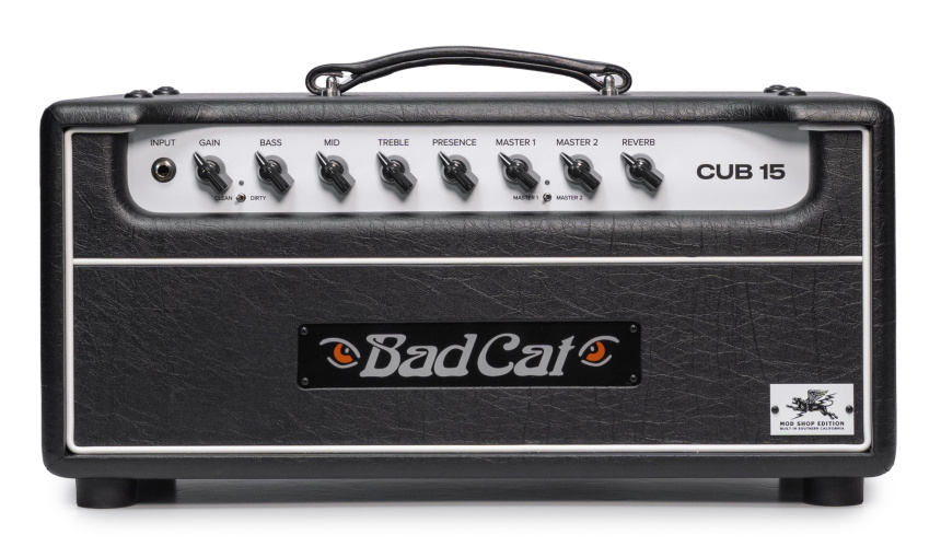 Frontal del cabezal Bad Cat Mod Shop Cub 15