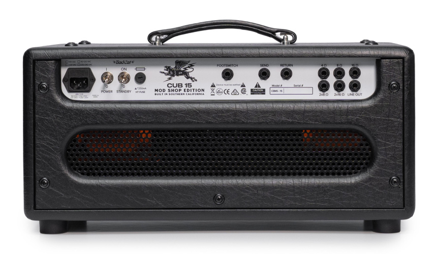 Trasera del cabezal Bad Cat Mod Shop Cub 15