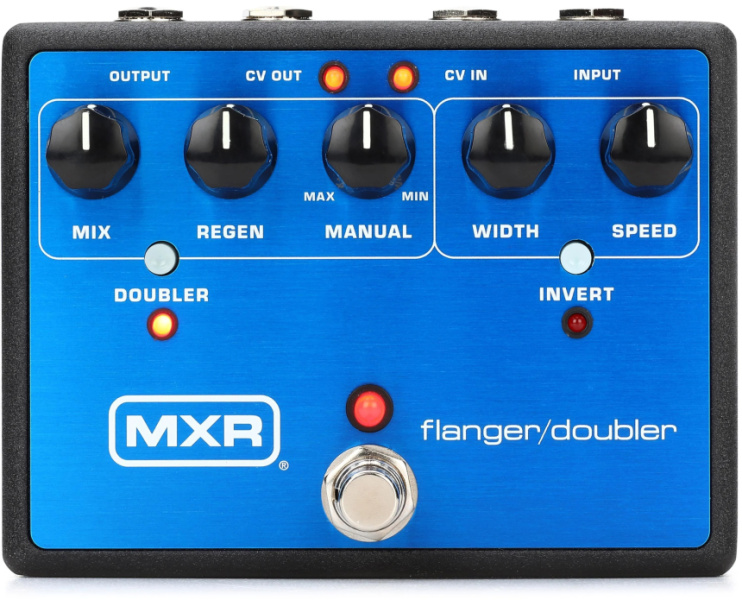 Panel de controles del MXR Flanger/Doubler Pedal