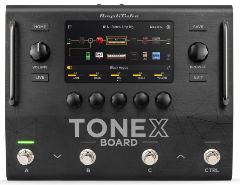 Frontal del IK Multimedia TONEX Board
