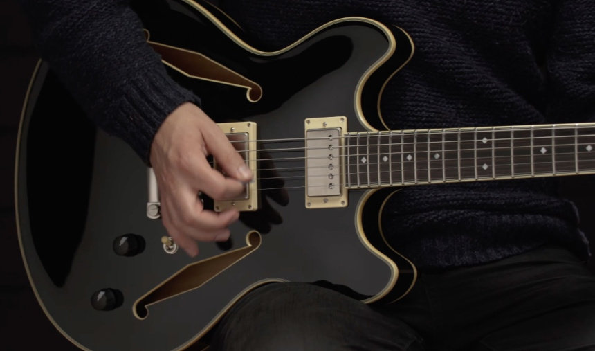 D'Angelico Excel DC Solid Black