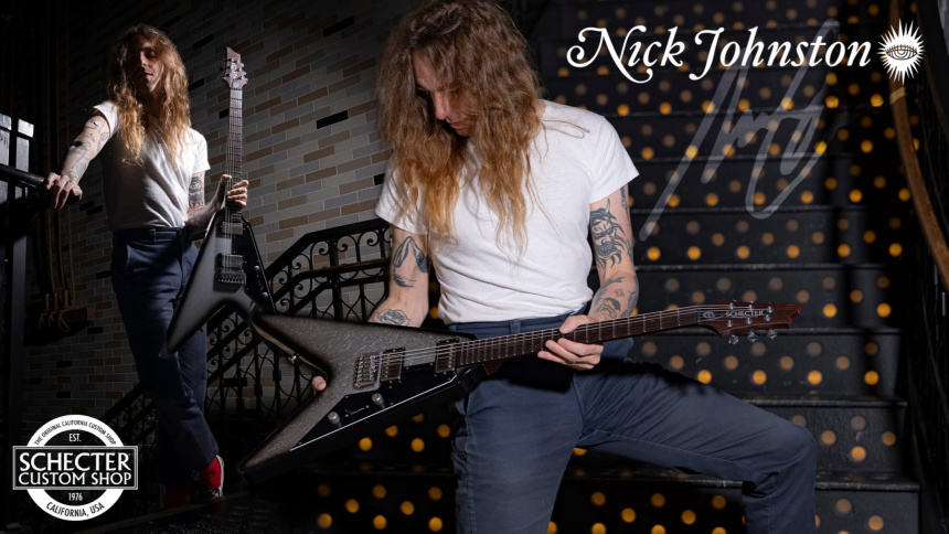Schecter Nick Johnston V-1 USA Custom Shop