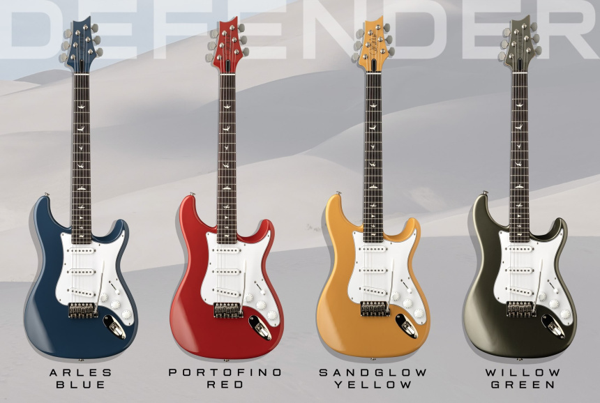 Acabados de las PRS Silver Sky Defender Limited Edition
