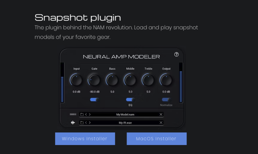 Plugin Neural Amp Modeler