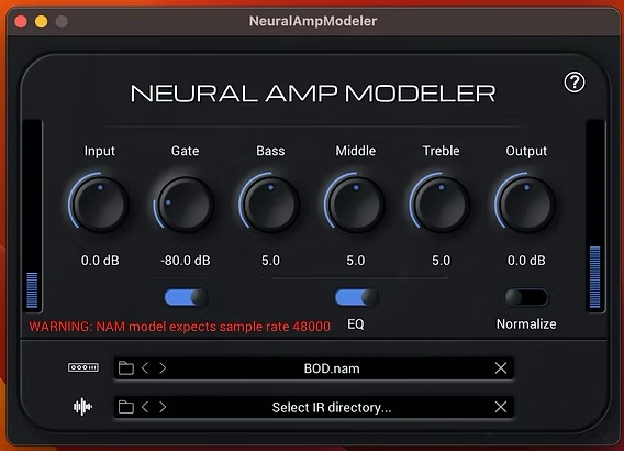 Neural Amp Modeler
