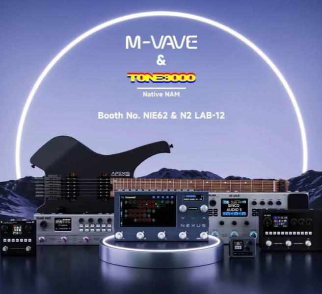 Promo de M-VAVE para el Music China 2026
